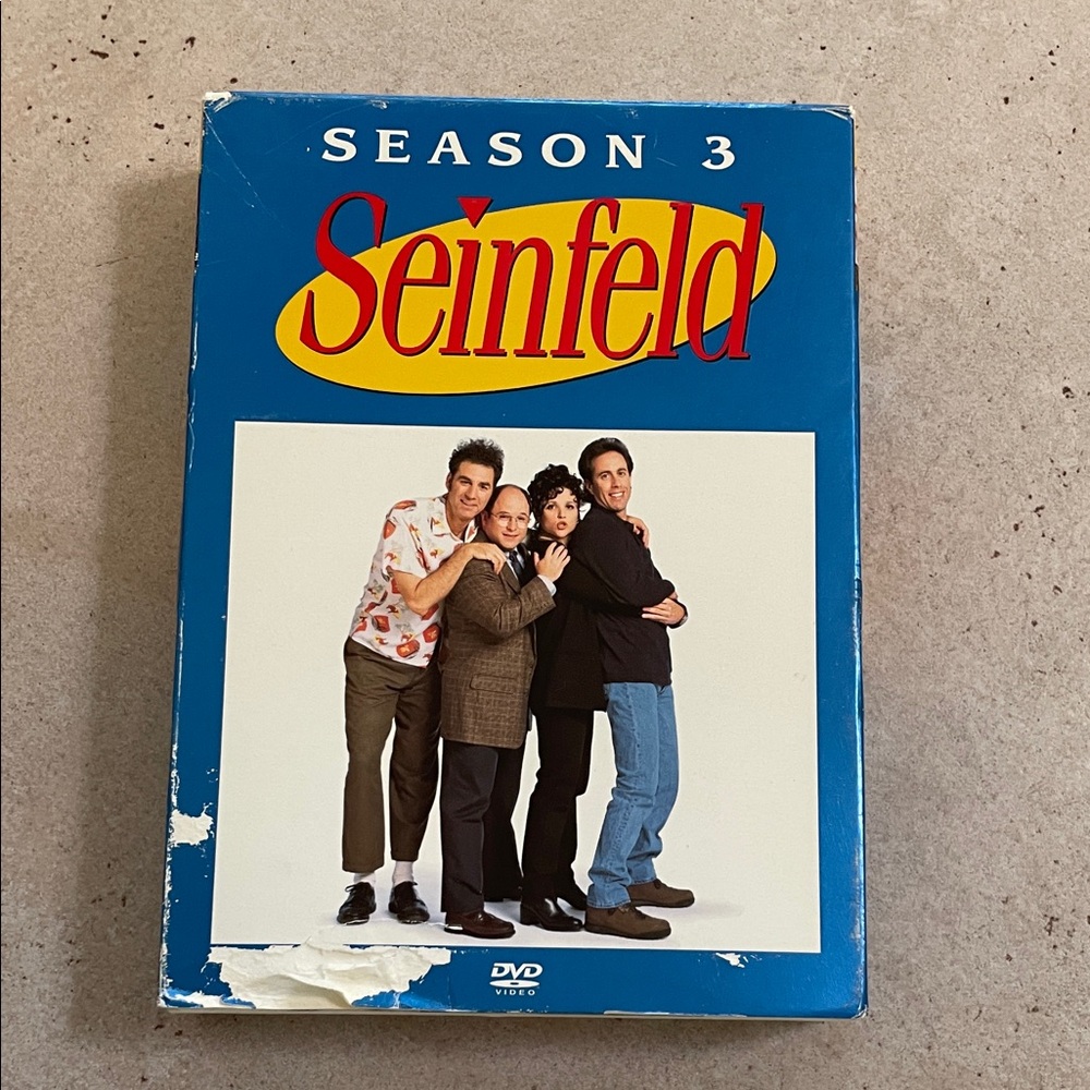 Seinfeld Season 3 DVD Box Set - amazing condition